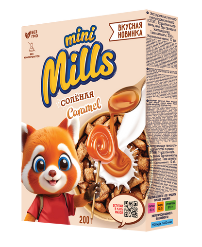 サクサクソルティキャ ラメルキューブパフ（朝食シリアル）