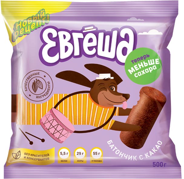 「エフゲ－シャ」ココア入り菓子