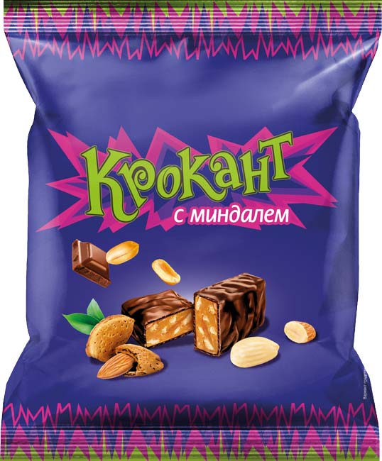 「クロカント」ナッツクランチと塩キャラメル入りチョコ 菓子