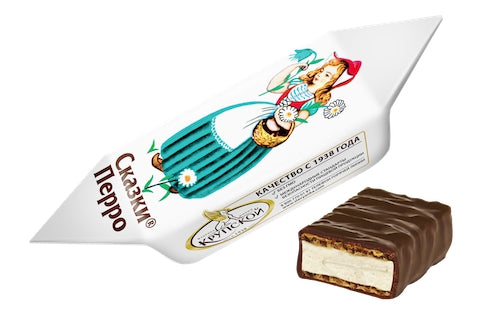 「ペローのおとぎ話」（赤ずきん）チョコ菓子（ウエハース系）