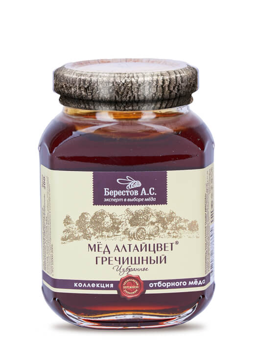 アルタイ地方　天然蜂蜜　そば蜂蜜 非加熱（そばの花）（2月末入荷予定）